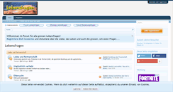 Desktop Screenshot of lebensfragen.com